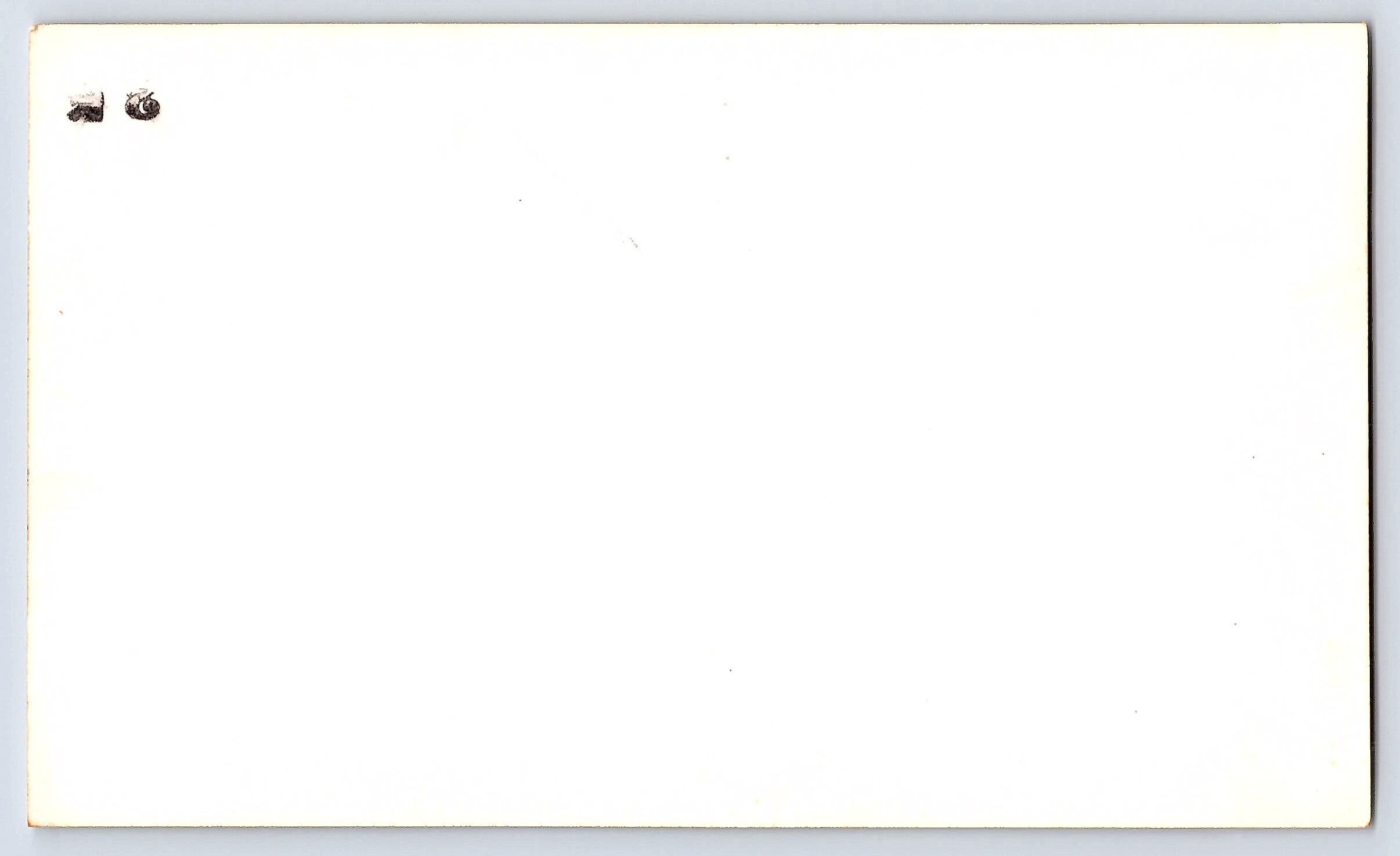 Vintage Cabin Photograph, Gelatin Silver Print, 3.5 × 5.8 inches, 1940s - Back