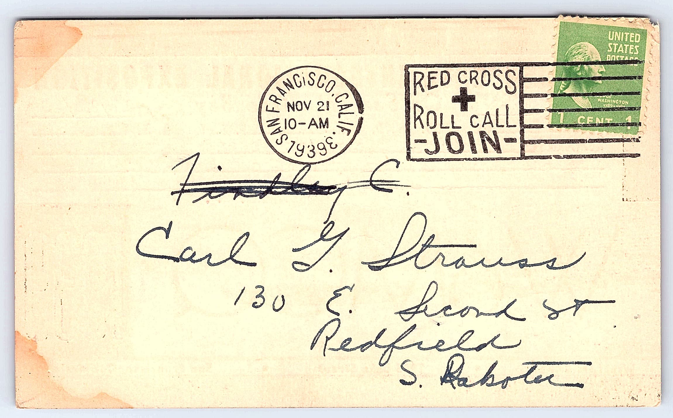 Golden Gate International Exposition QSL Card, San Francisco, 1939 - Back