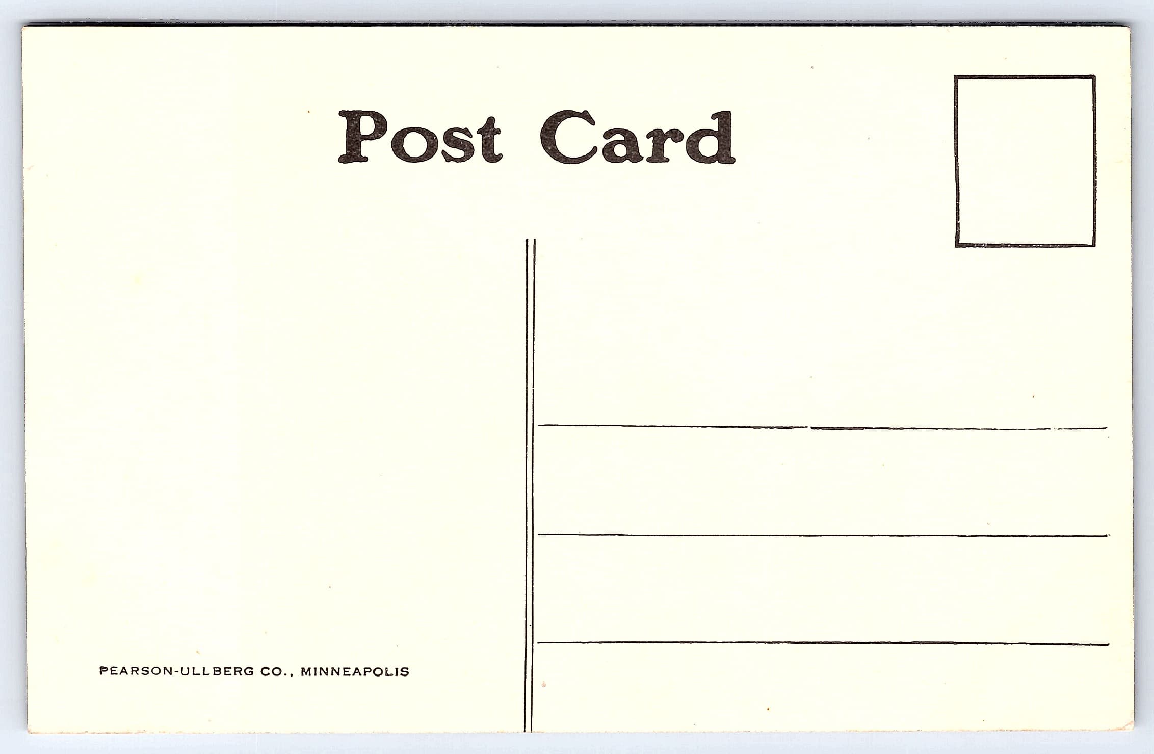 F.H. Phillips, Divided Back, Main Street, Lake City, Minn, 1907-1915 - Back