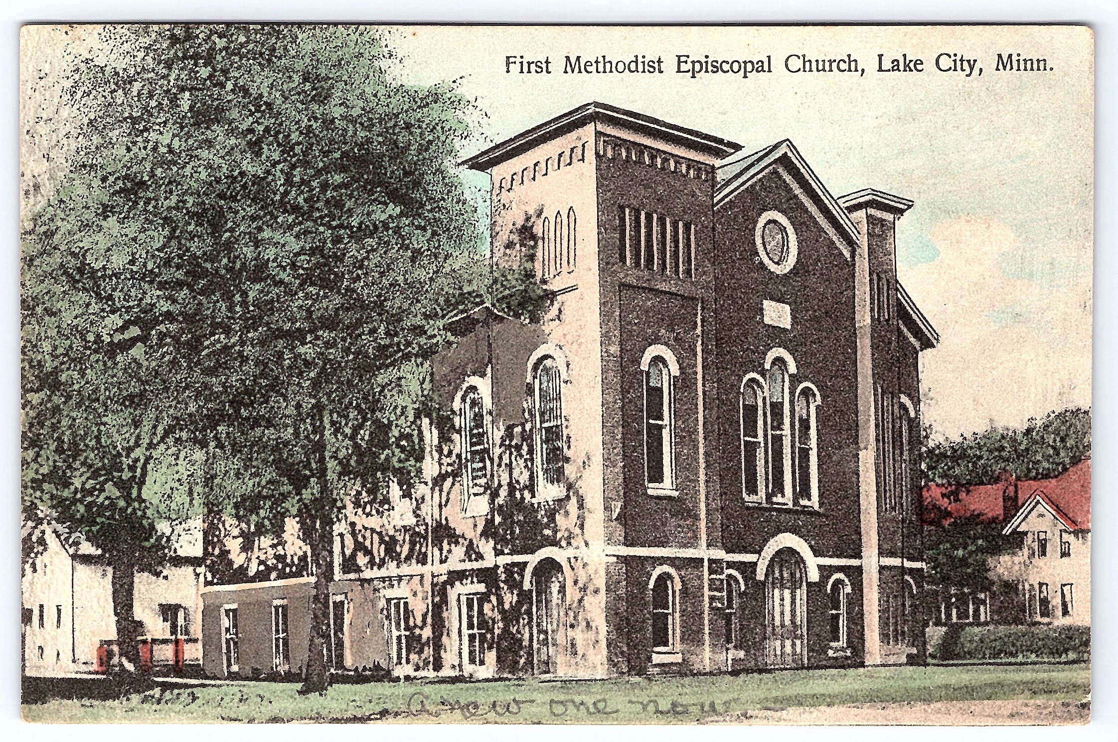 F.H. Phillips, Divided Back, First Methodist Church, Lake City, Minn, 1907-1915