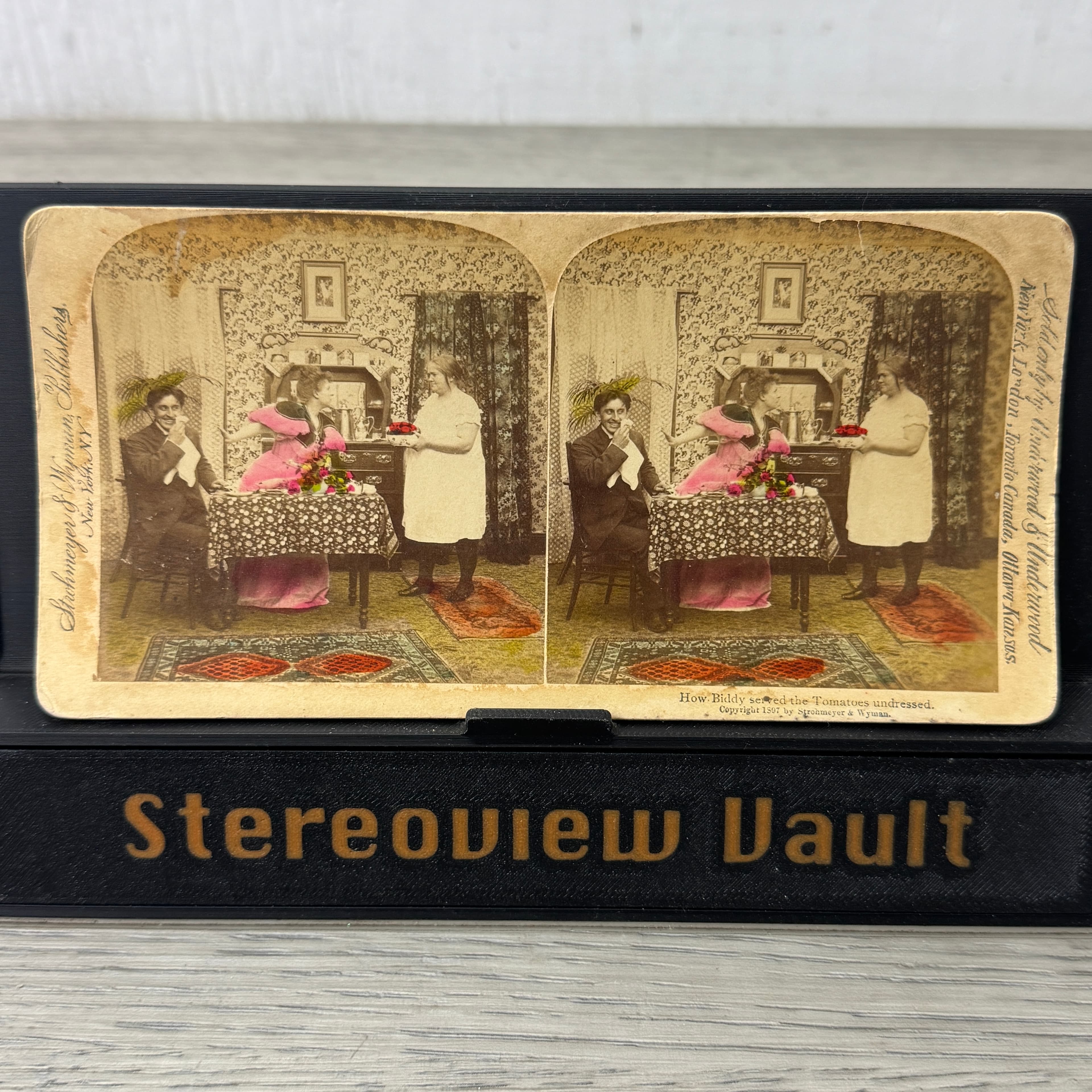 Underwood & Underwood, How Biddy Served Tomatoes, c. 1901