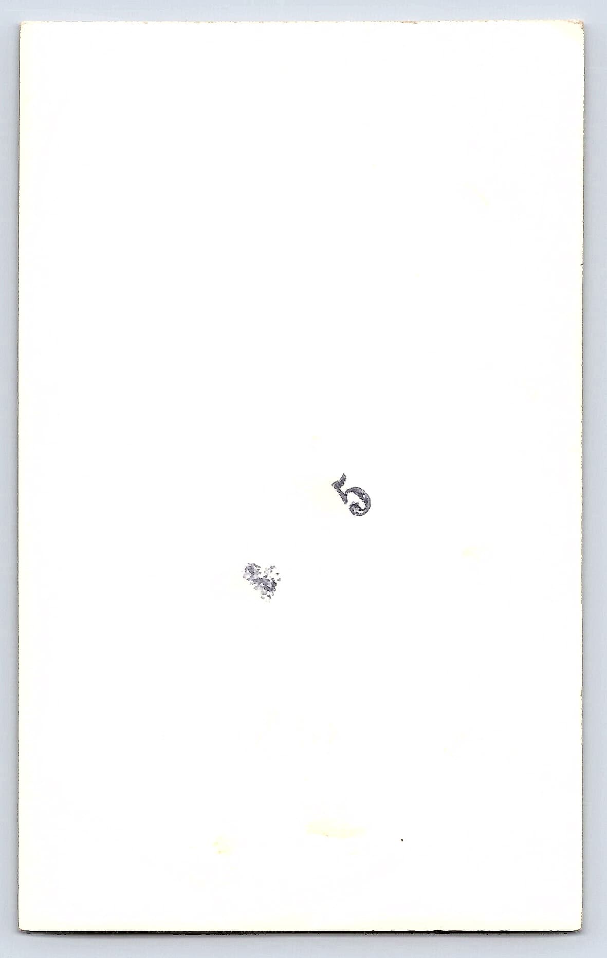 Vintage Family Snapshot, Gelatin Silver Print, 2.7 × 4.41 inches, 1940s - Back