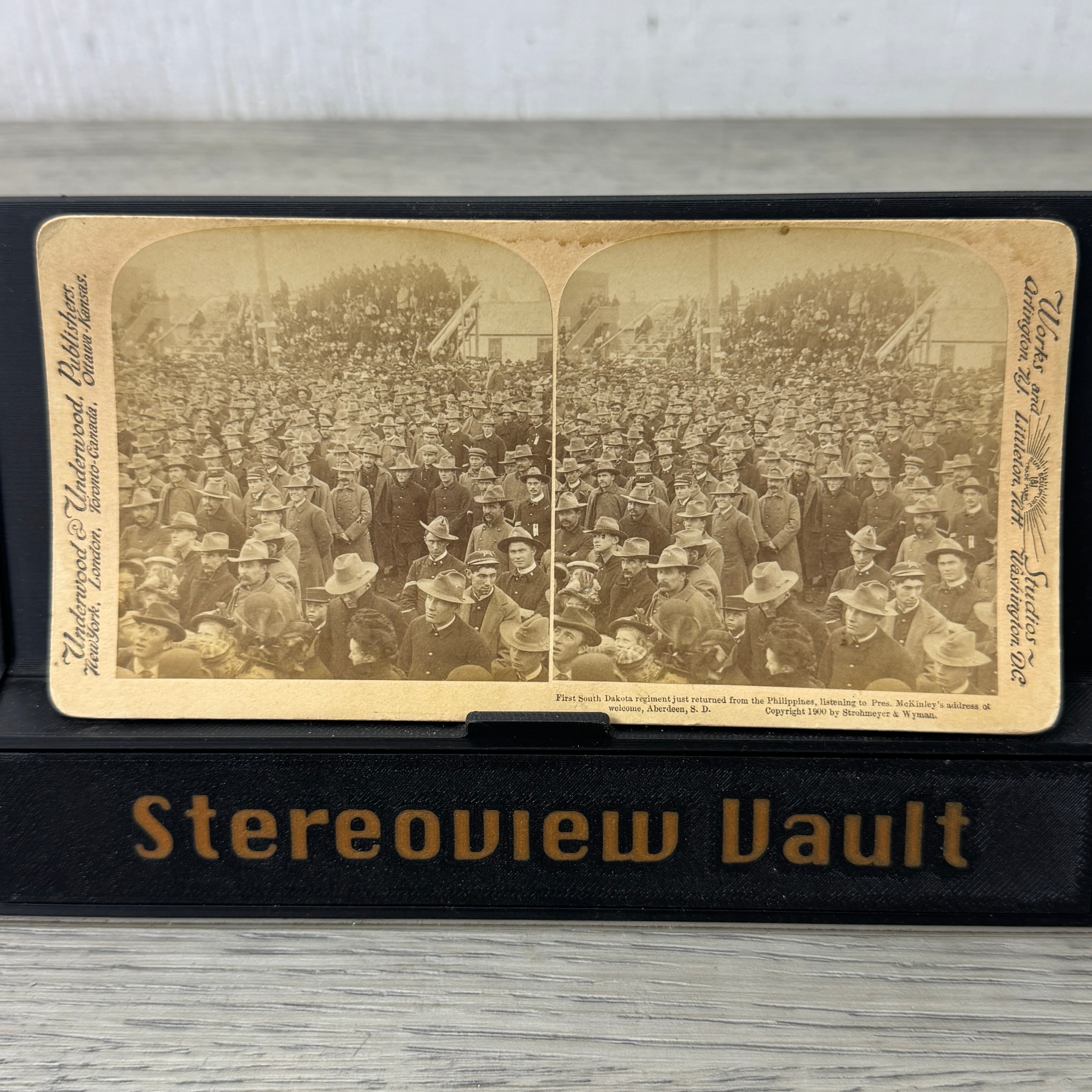 Underwood & Underwood, 1900, South Dakota Regiment, Aberdeen