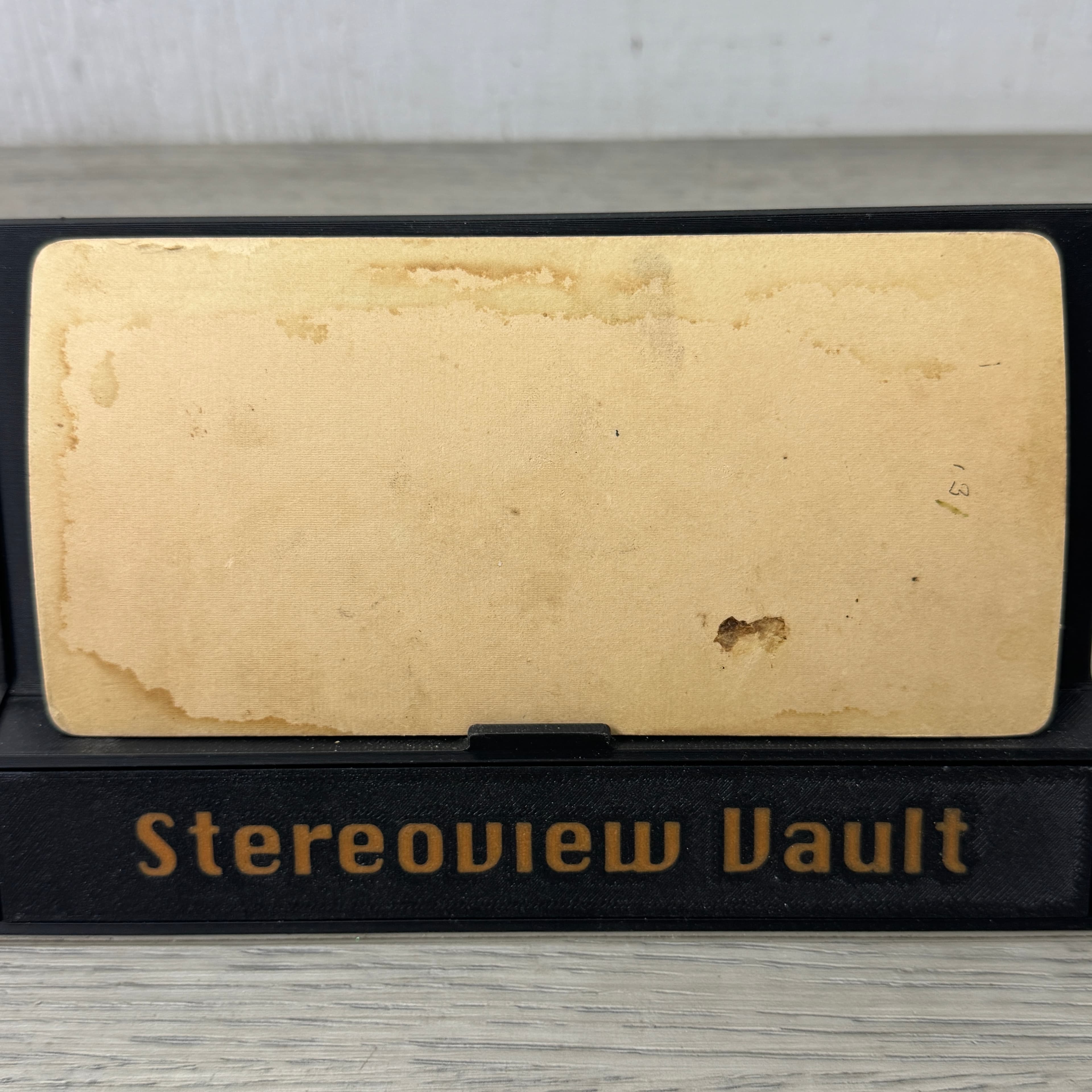 J.F. Jarvis Stereoview, Volunteers with Arms, c. 1898 - Back