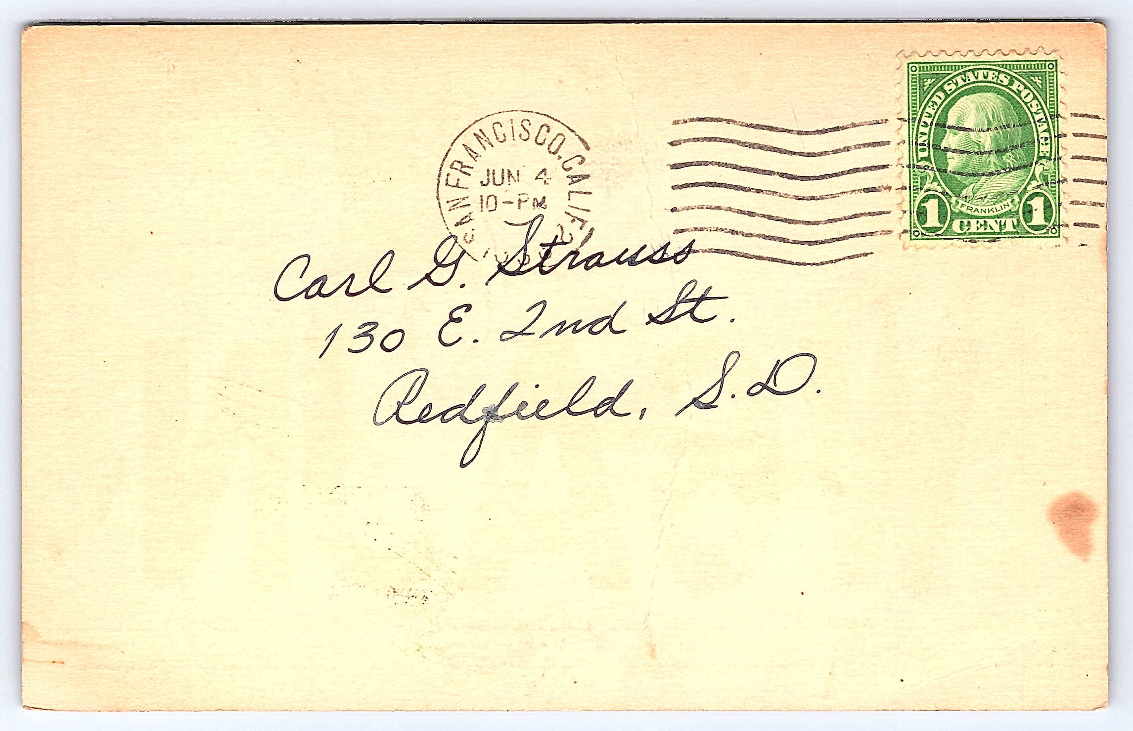 Harold Sowers QSL Card, San Francisco, 1936, Radio Communication - Back