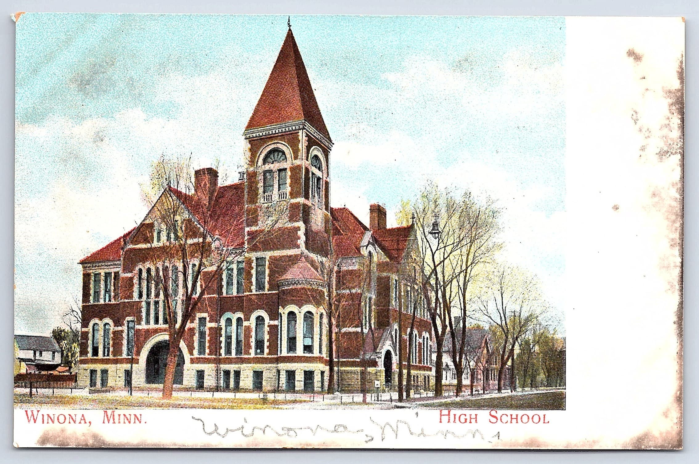 Suhling & Koehn Co., Divided Back, Winona High School, Minn., 1907-1915