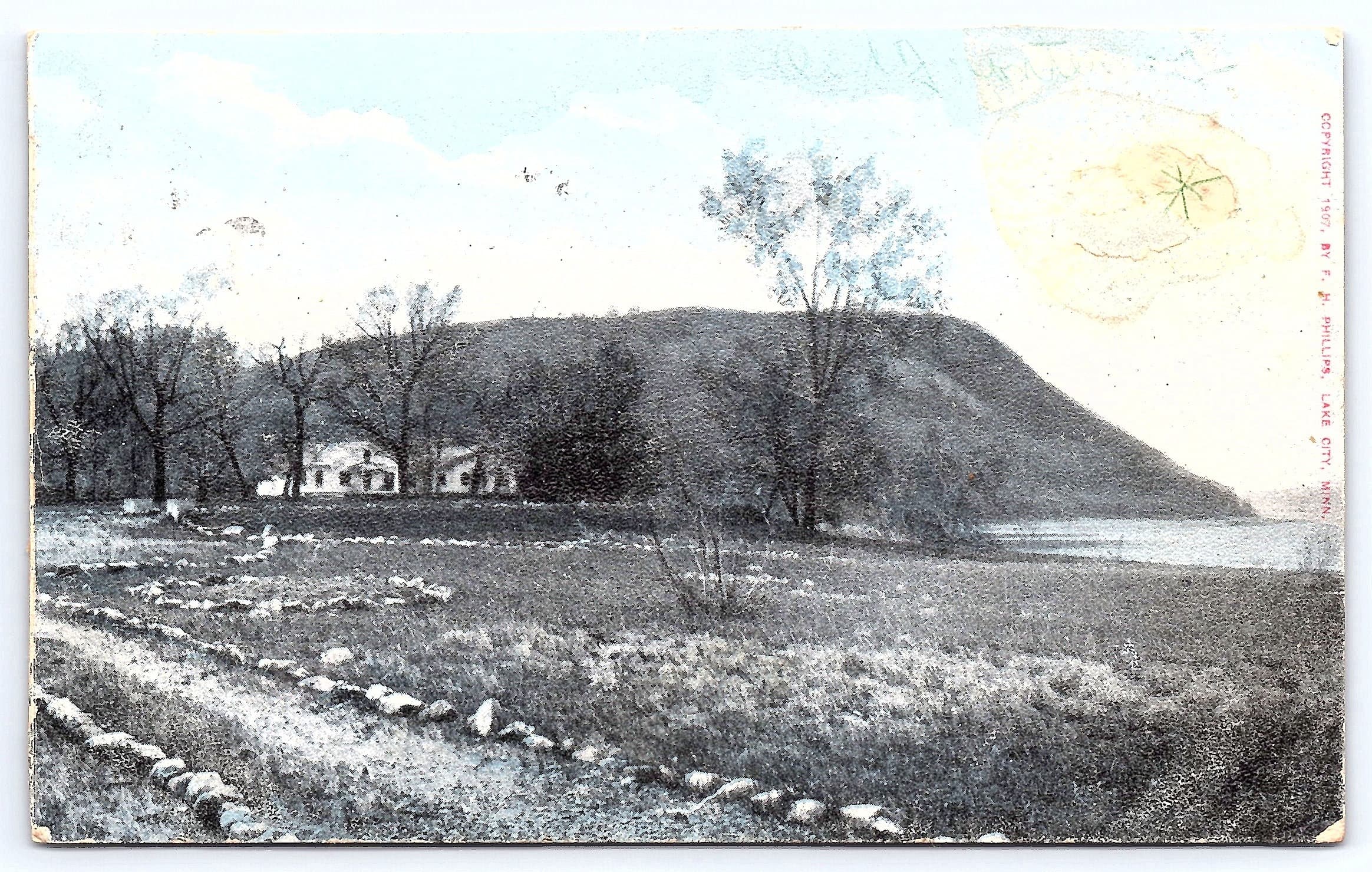 F. J. Phillips Undivided Back Postcard, Lake City MN, 1907