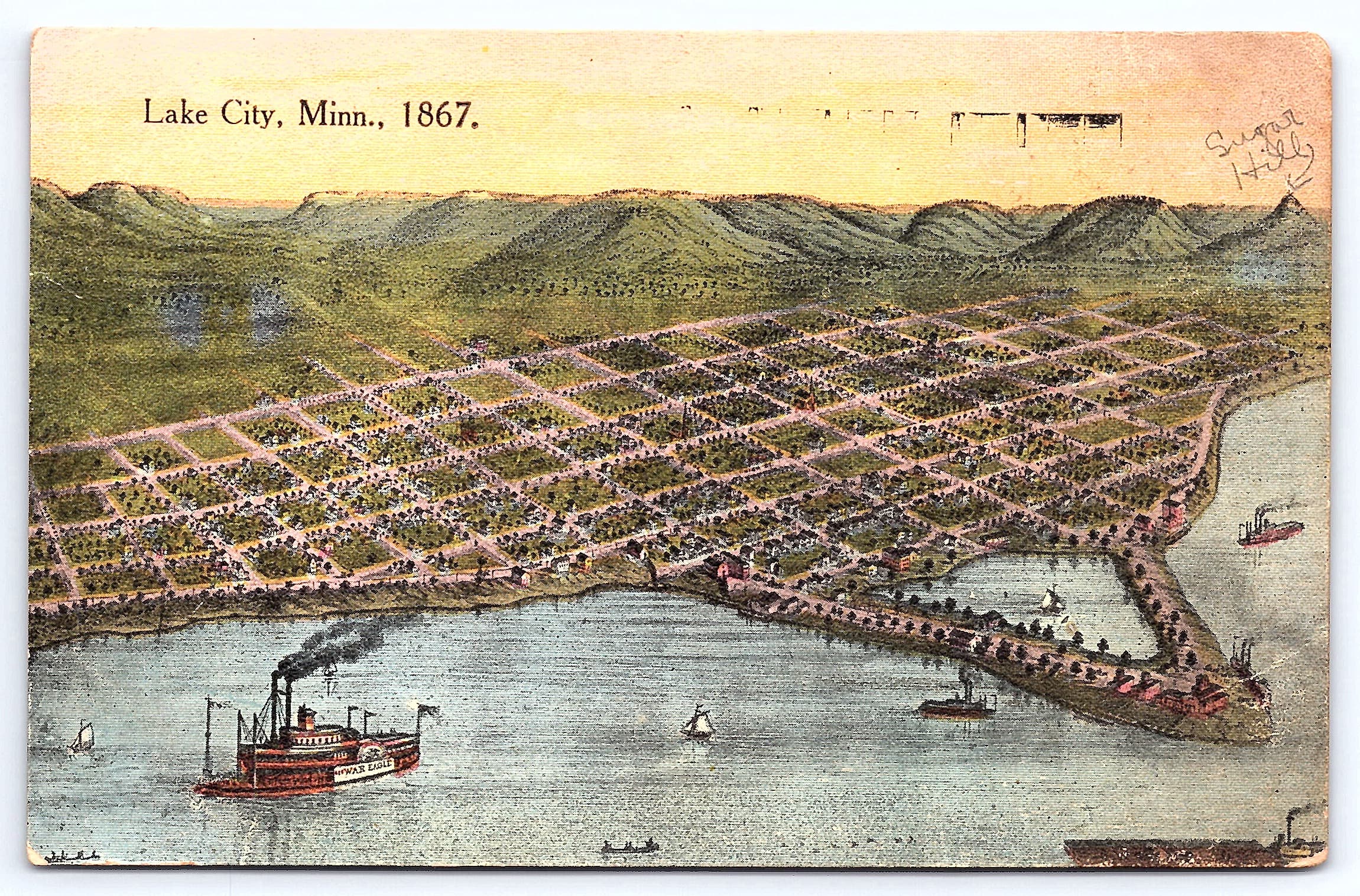 Ivoryton Brothers Co. Divided Back Postcard, Lake City, Minn. 1867, 1907