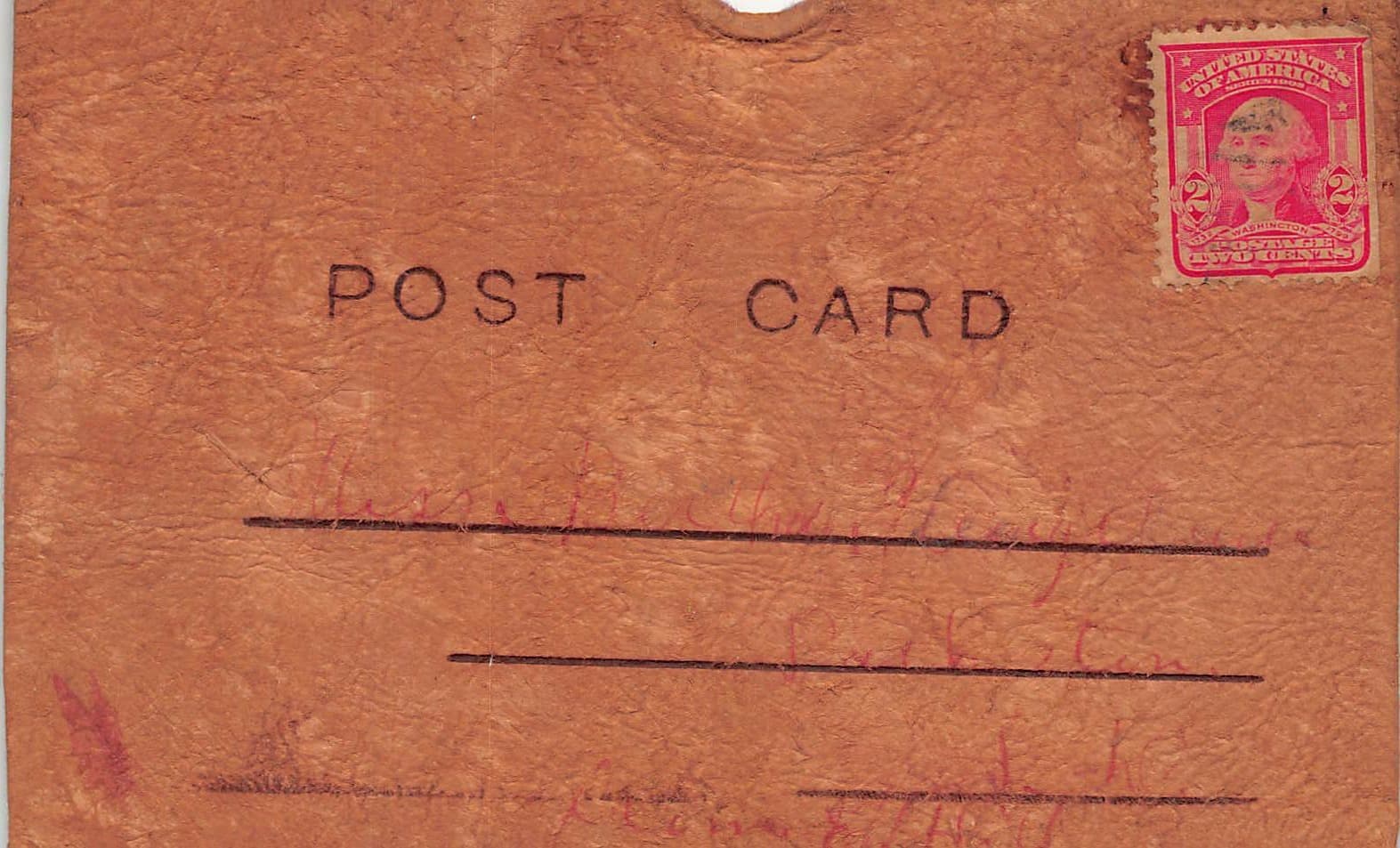 W.S. Heal 1907 Undivided Back Postcard, Two Peaches and a Lemon - Back