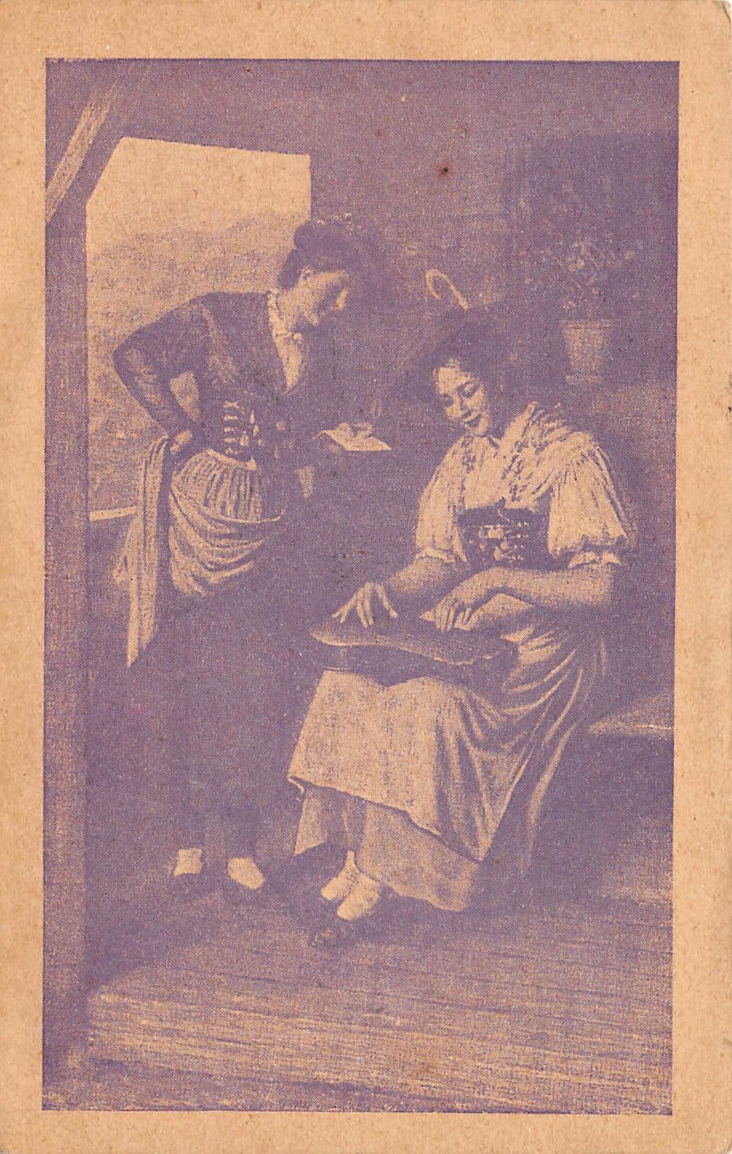 Undivided Back Postcard, Women Reading, South Dakota, 1909
