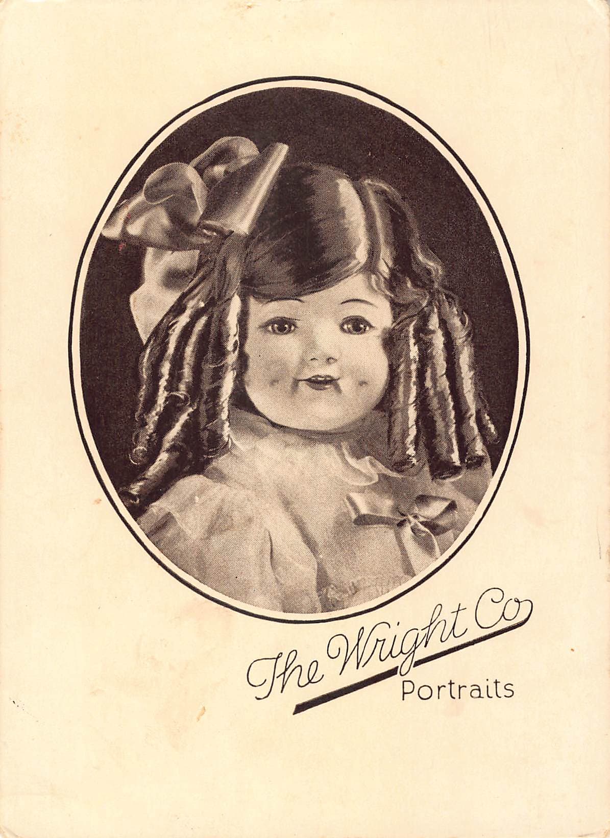 Portrait of Doll by The Wright Co, Early 20th Century