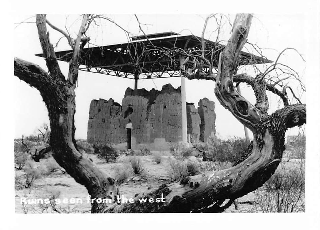 Casa Grande Ruins, Gelatin Silver Print, Arizona, 1950s