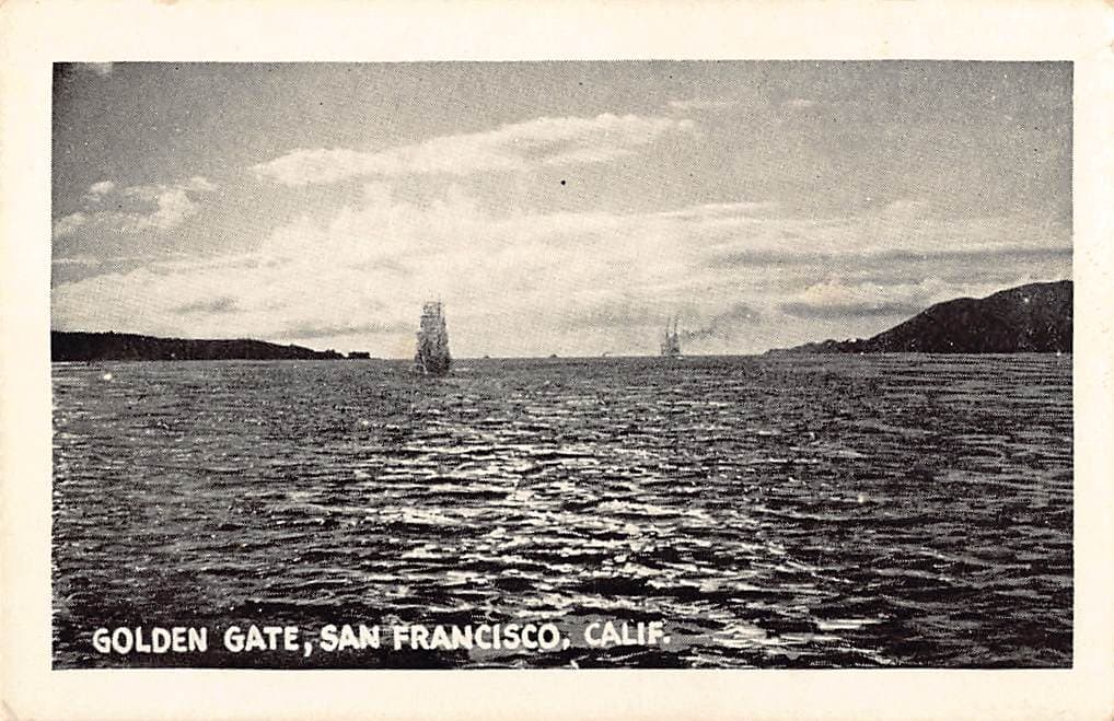 Golden Gate View, San Francisco, Early 20th Century Photo