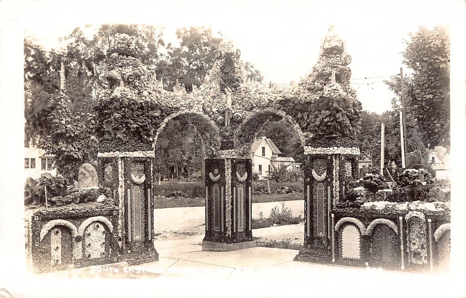 RPPC, Shell Grotto, South Elgin, Illinois, 1920s