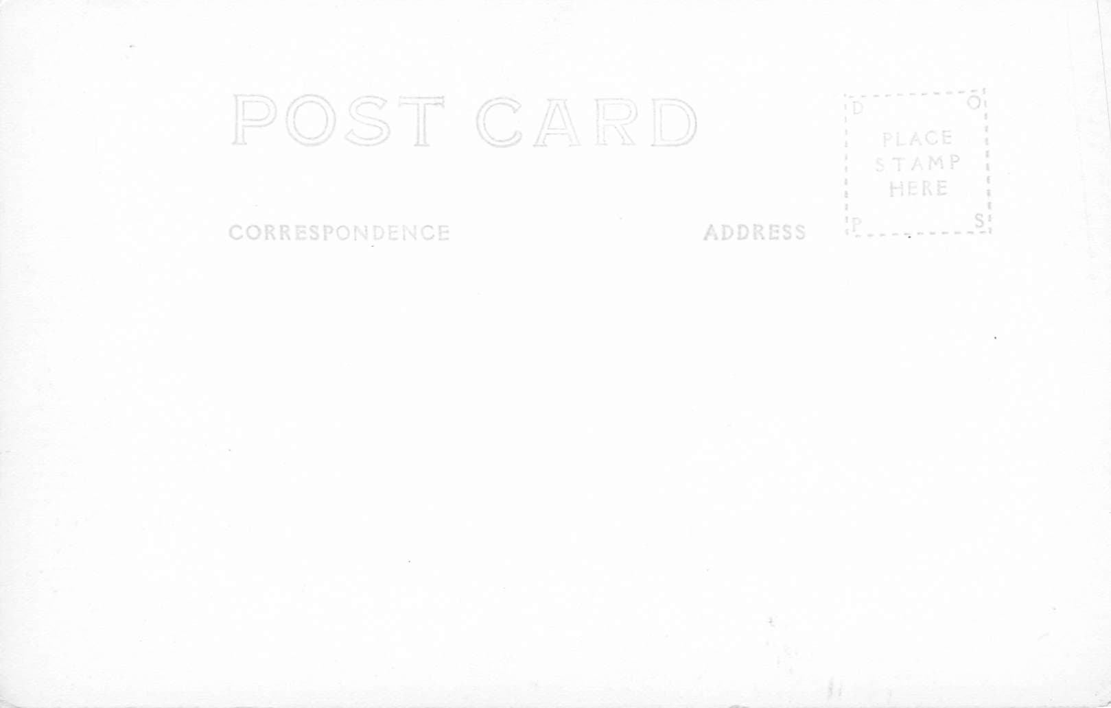 RPPC, Shell Grotto, South Elgin, Illinois, 1920s - Back