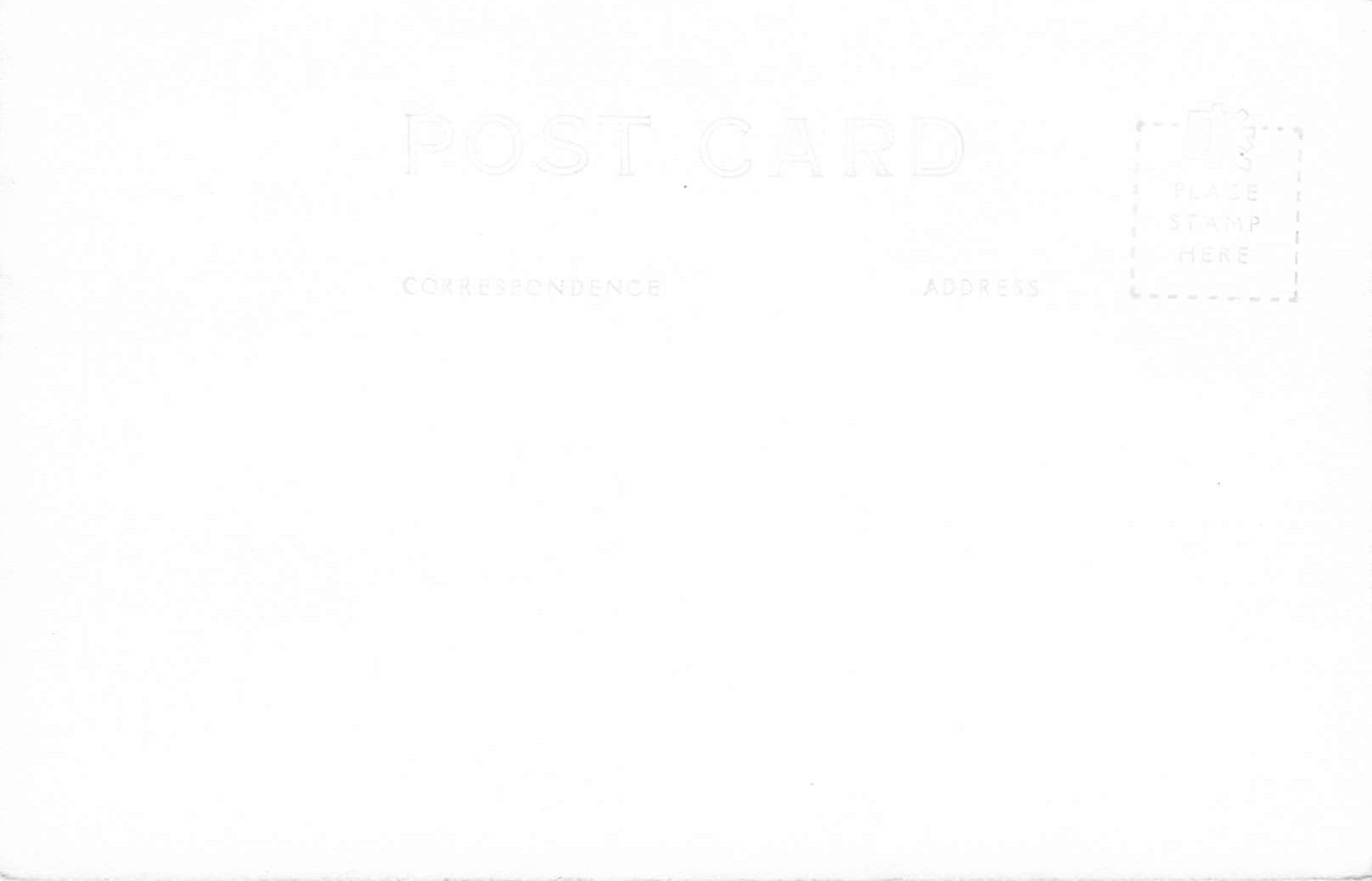 Little Brown Church, Real Photo Postcard, Nashua, Iowa, 1940s - Back