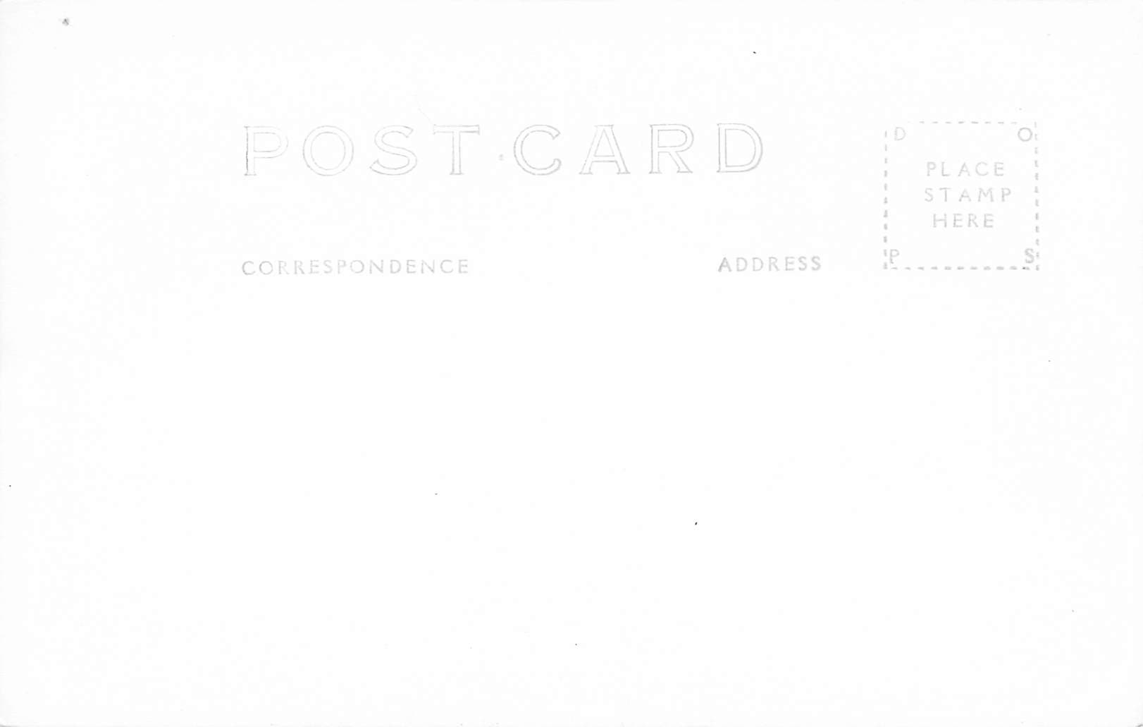 G.R. Church, Edgerton Minn., RPPC, Early 20th Century - Back