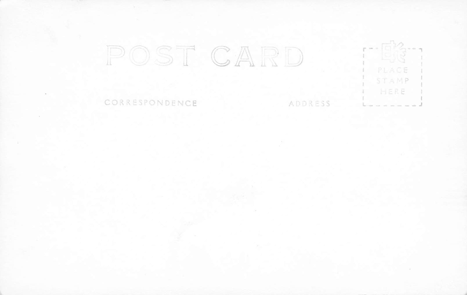 Presbyterian Church, RPPC, Midland, MI, 1940s - Back