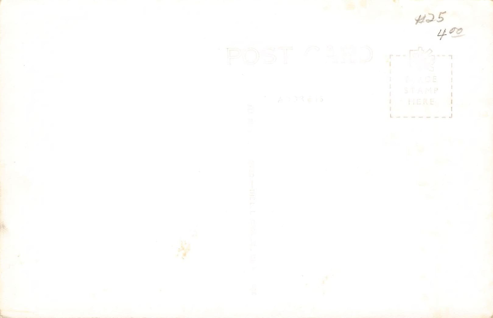 McHenry, ND After the Fire 1907, Undivided Back Postcard - Back