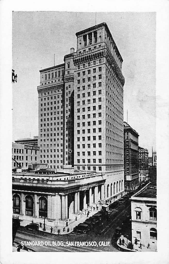 Standard Oil Building, San Francisco, Real Photo Photo Print Card, 1920s