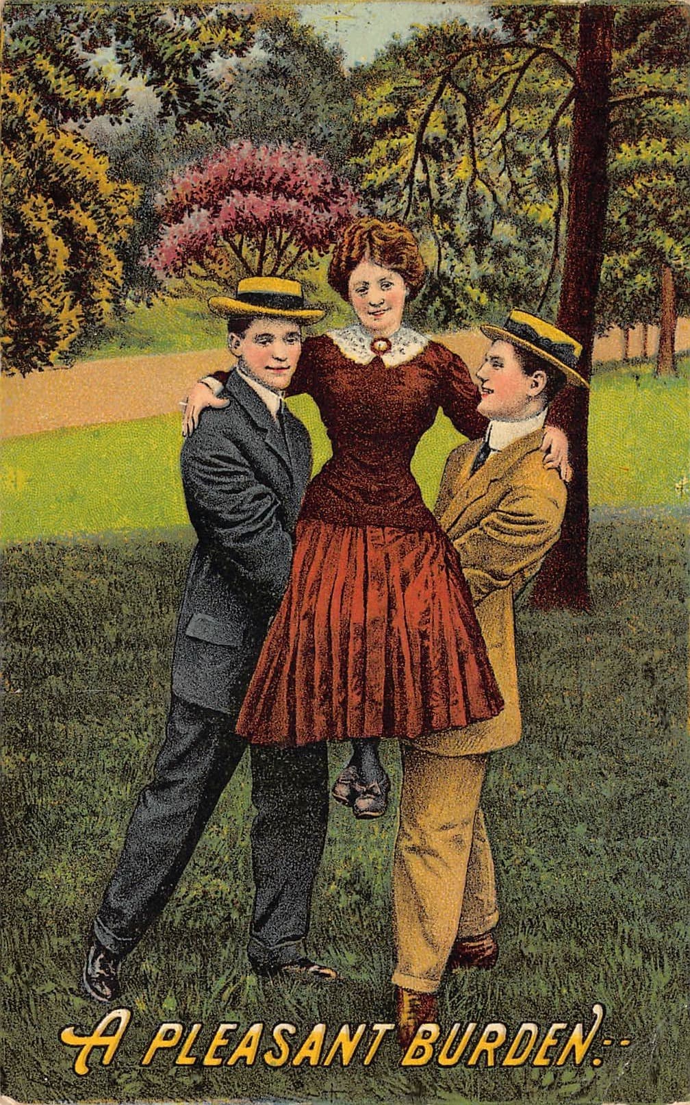 B.B. London Series, Divided Back, A Pleasant Burden, Early 1900s