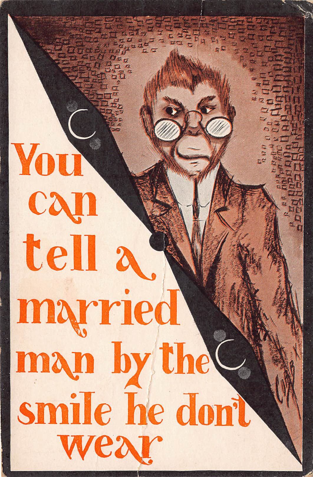 Humorous Postcard, Printed in Germany, 1909, Chicago Postmark