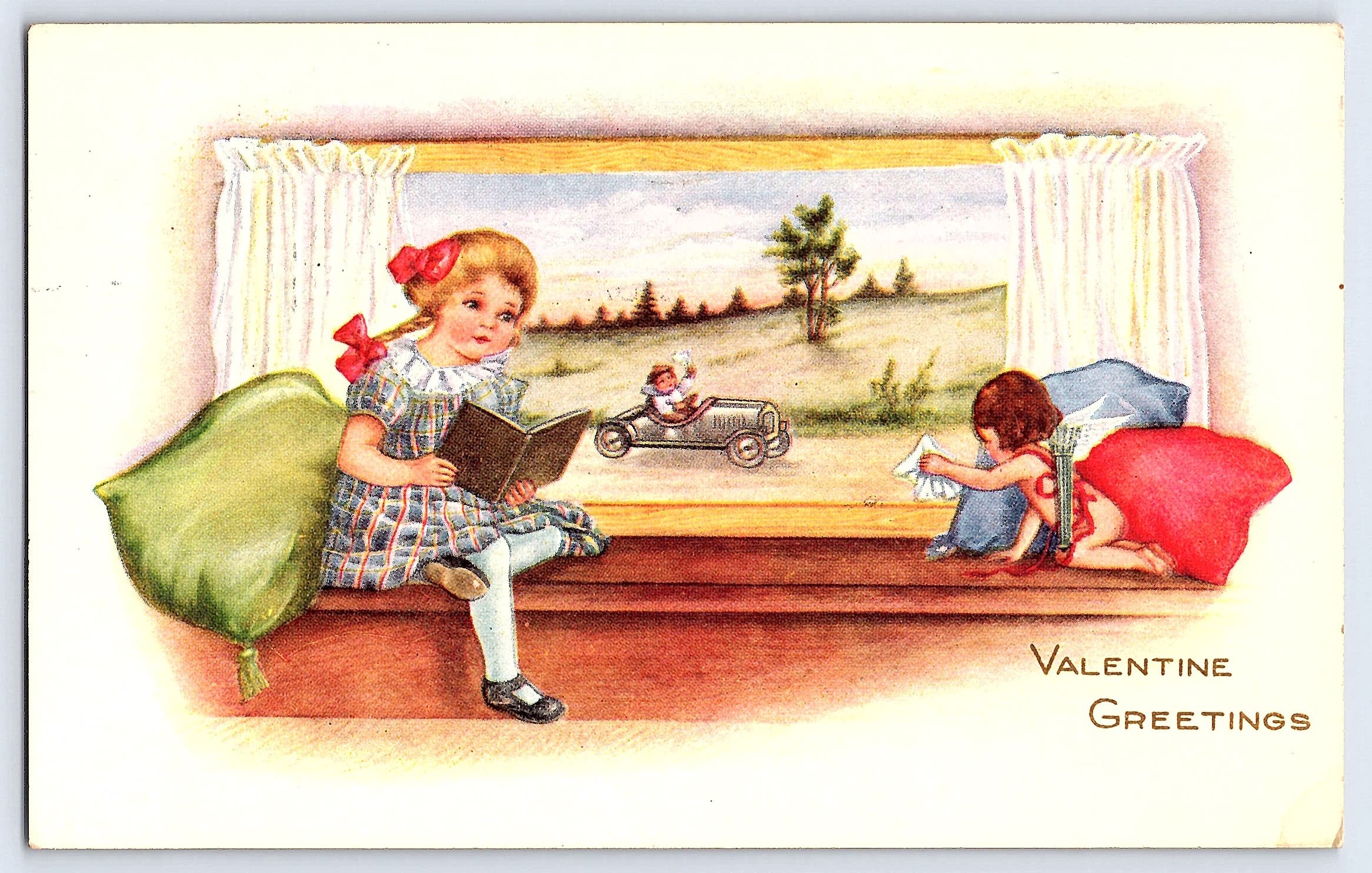 Whitney Made Valentine Greetings Postcard, Aberdeen SD, 1913