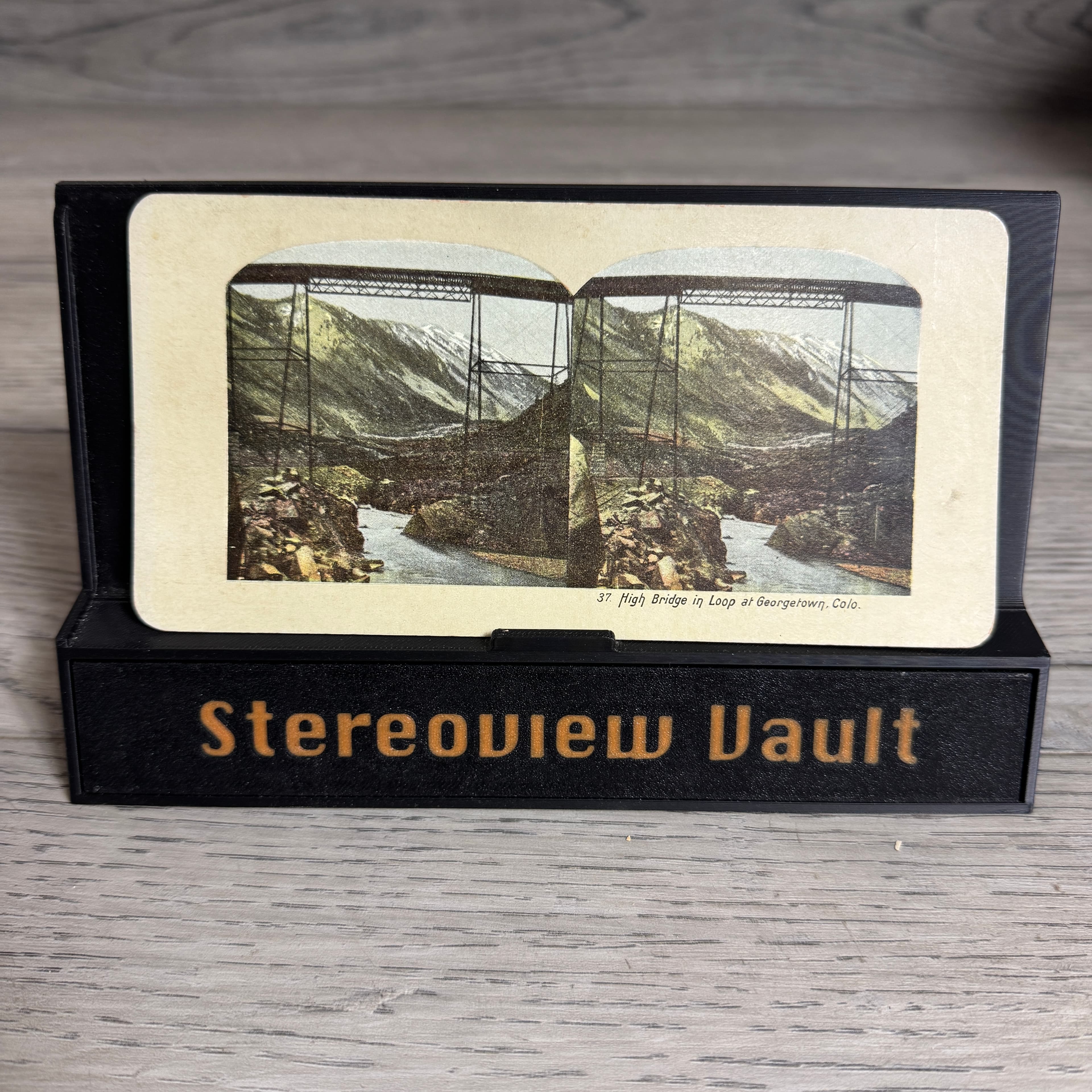 High Bridge in Loop, Georgetown, Colo, c. 1900s, Card #37