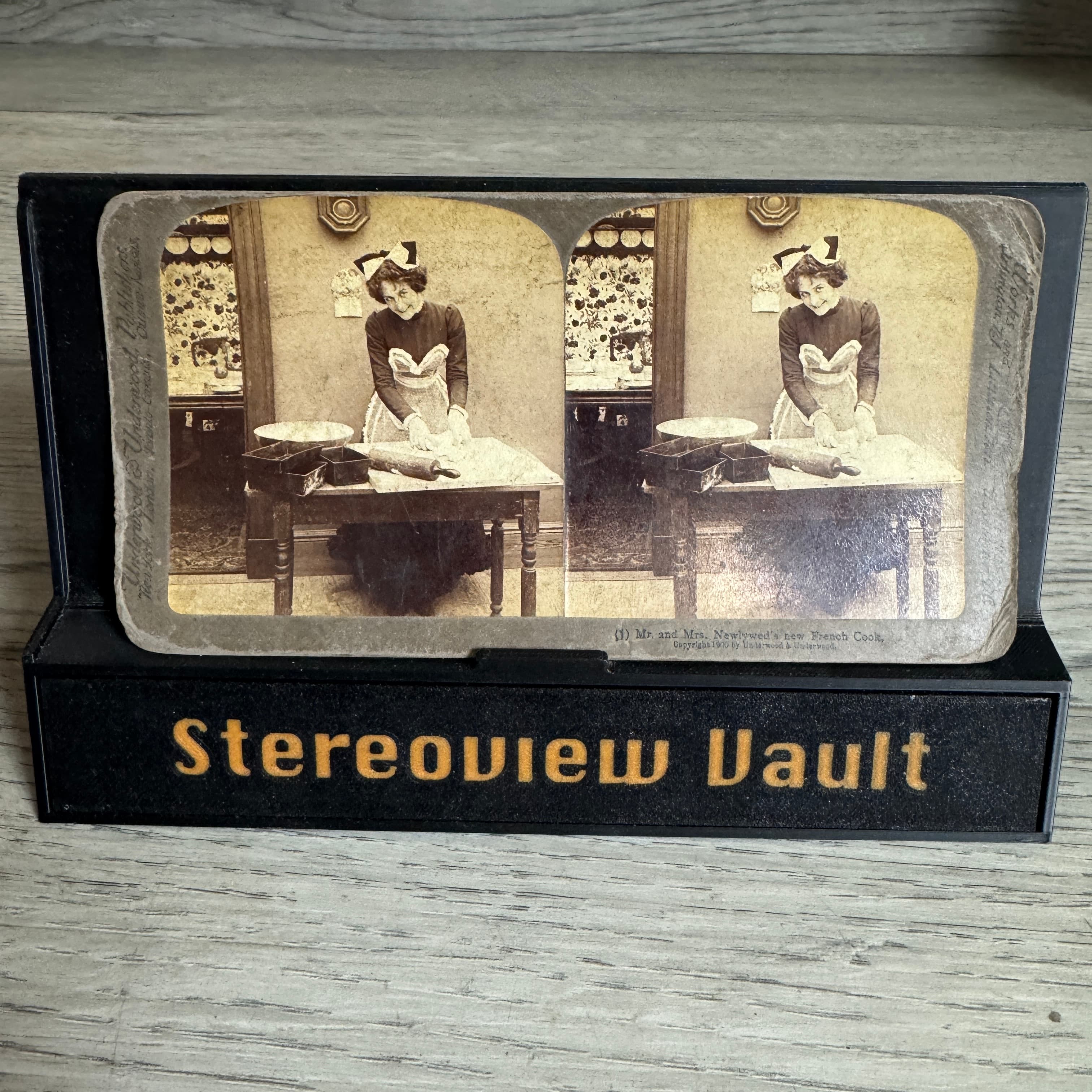 Underwood Stereoview #10, French Cook, Early 1900s