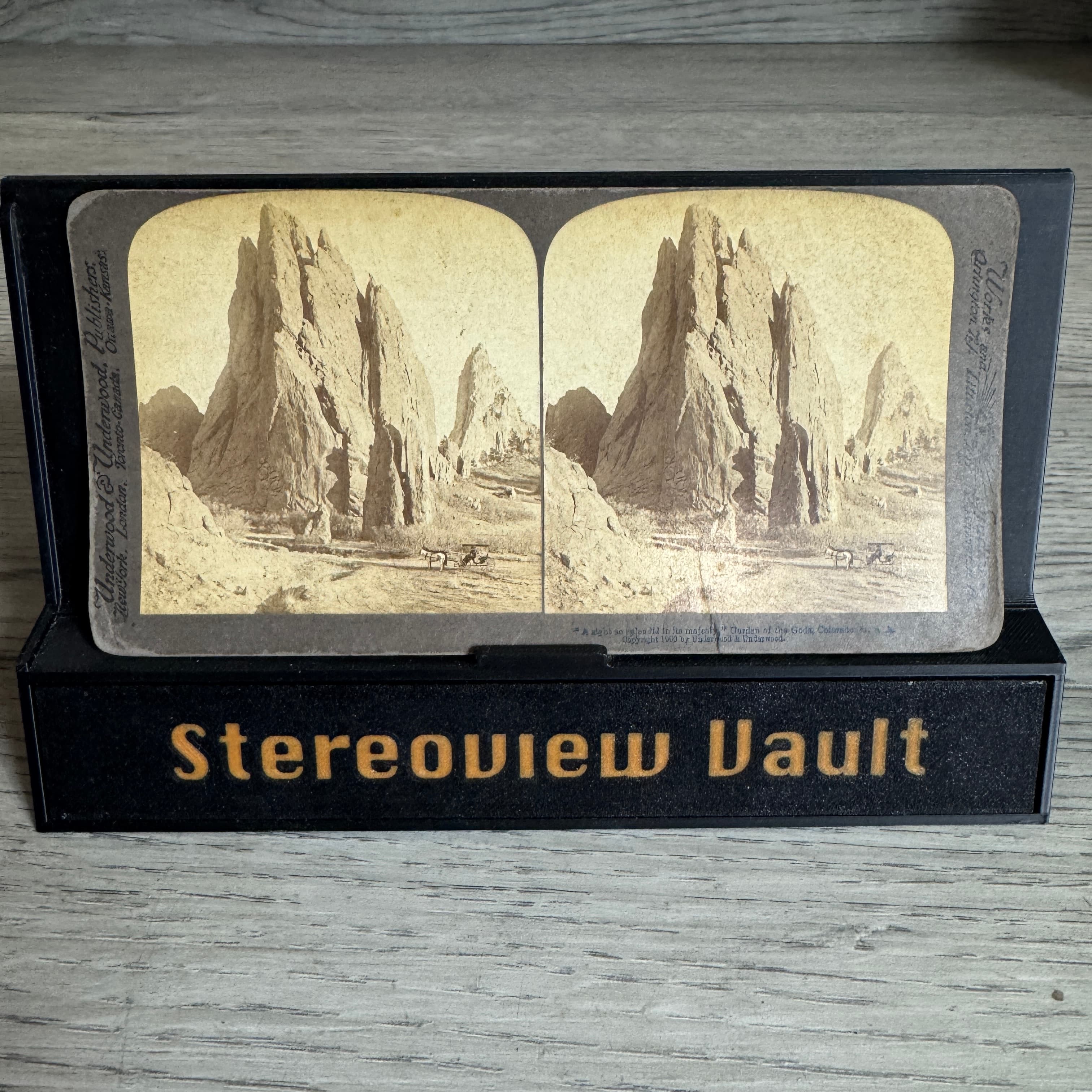Underwood Stereoview, Garden of the Gods, Colorado, c. 1900