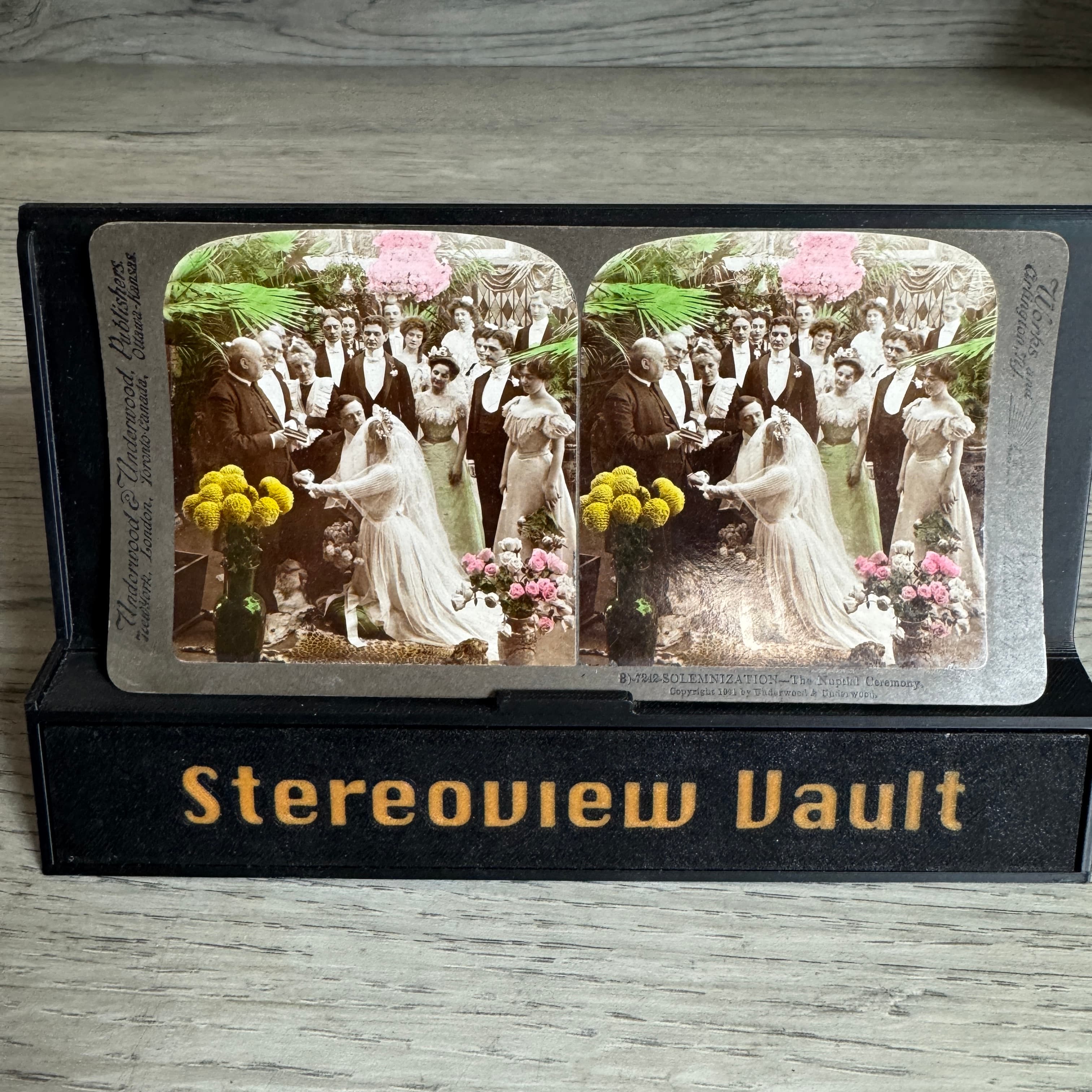 Underwood & Underwood, Card 8, Nuptial Ceremony, c. 1900